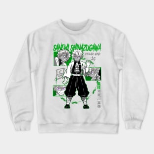 Sanemi Shinazugawa 04 The Tempestuous Wind Hashira Design Crewneck Sweatshirt